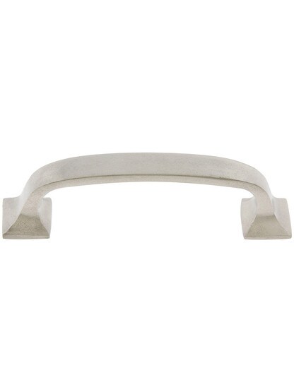 New York Cabinet Pull - 3 1/2 inch Center to Center in Satin Nickel.